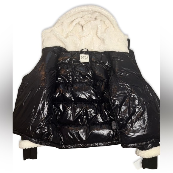 S13 Black Puffer Jacket - Picture 7 of 10